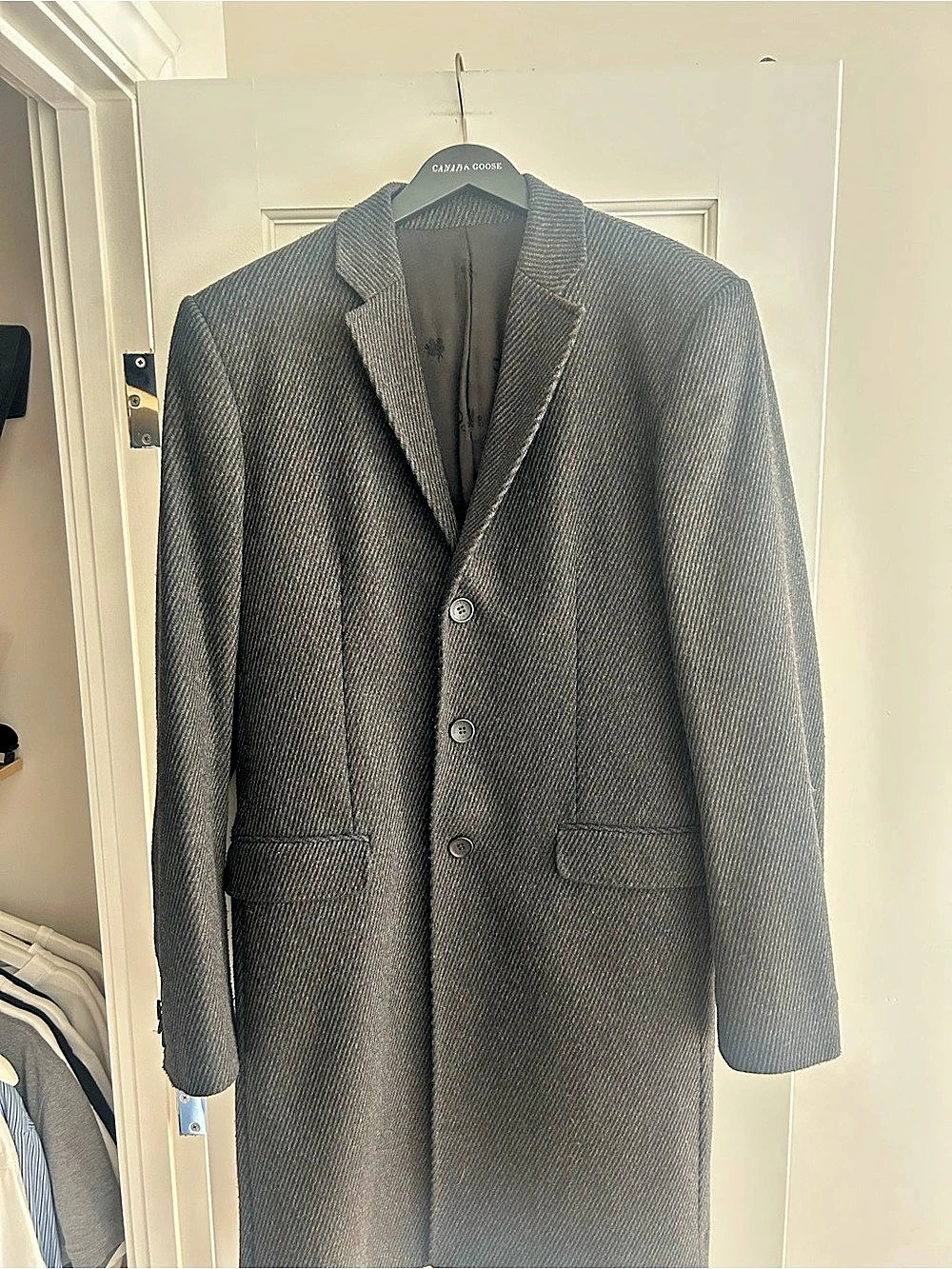 D&G Gray Long Coat Y2K Size M 48